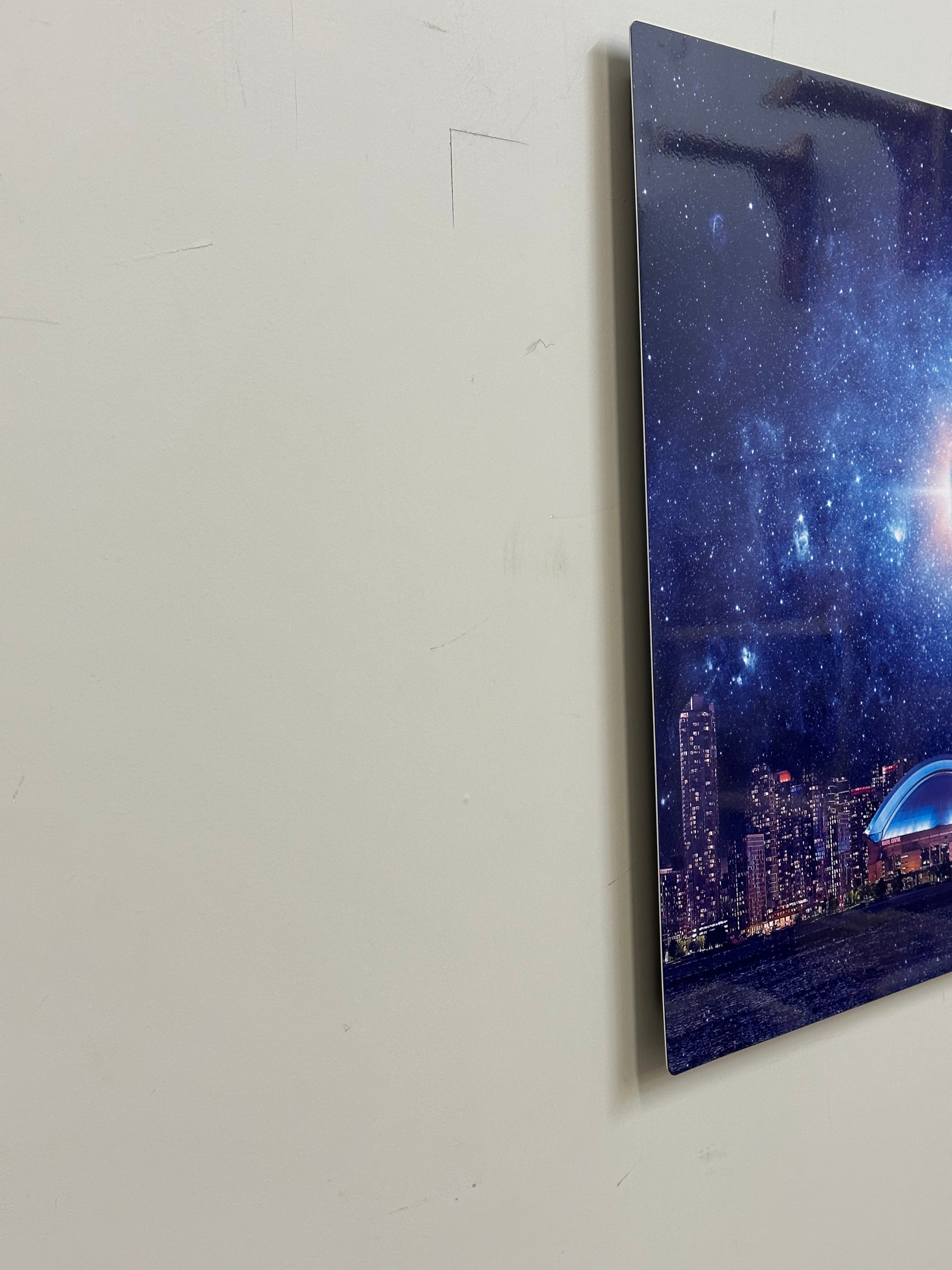 Light sky with CN Tower-Metal aluminum print- Toronto-Limited Edition-Canvas Print-DECOROLALA