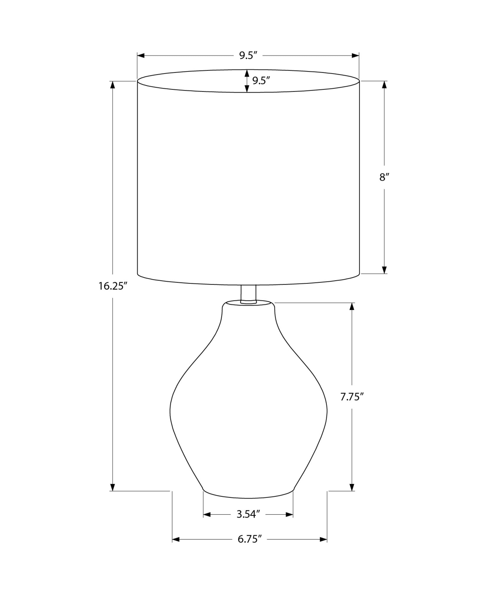 Lighting - 16"H Table Lamp Beige Resin / Beige Shade-Table-DECOROLALA