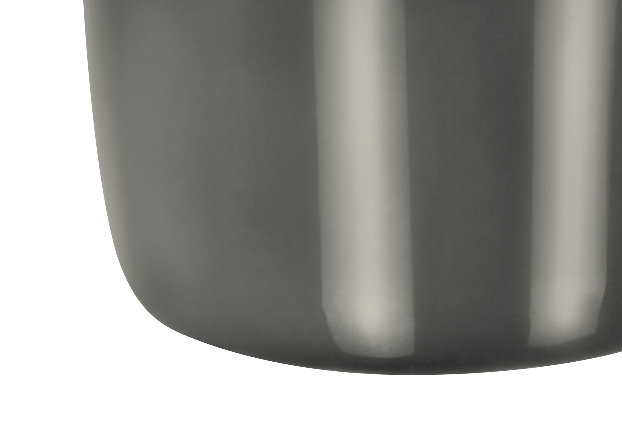 Lighting - 25"H Table Lamp Grey Ceramic / Ivory Shade-Table-DECOROLALA