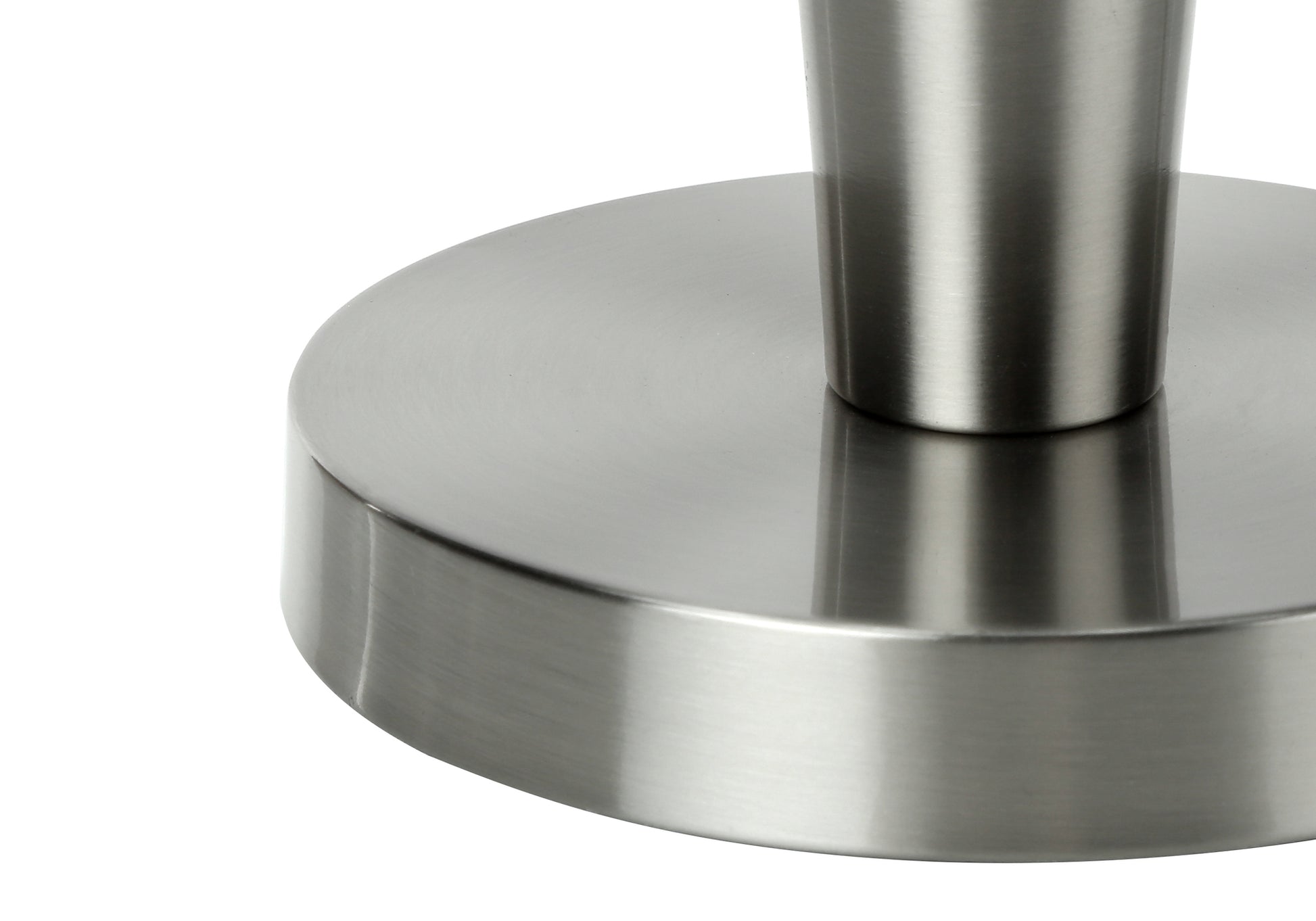 Lighting - 2pcs / 24"H Table Lamp Nickel / Grey / Usb-Table-DECOROLALA