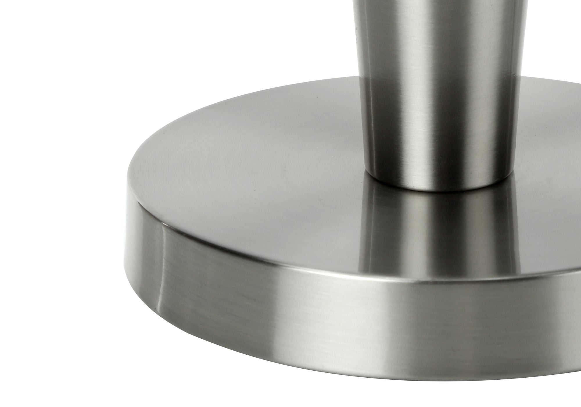 Lighting - 2pcs / 24"H Table Lamp Nickel / Grey / Usb-Table-DECOROLALA