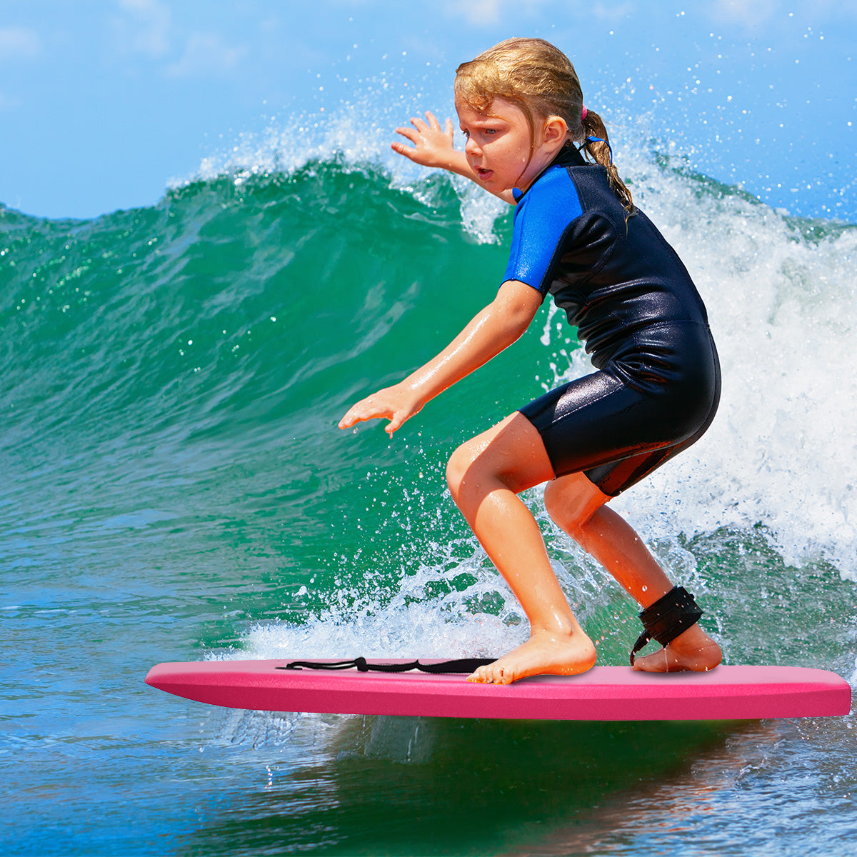 Lightweight Bodyboard Surfing with Leash EPS Core Boarding IXPE-S-Surfing-DECOROLALA