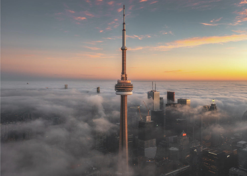 Like a sword. Toronto-Canvas Print-DECOROLALA