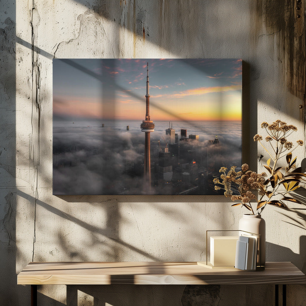 Like a sword. Toronto-Canvas Print-DECOROLALA