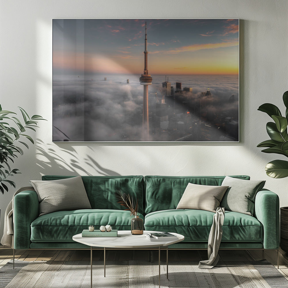 Like a sword. Toronto-Canvas Print-DECOROLALA