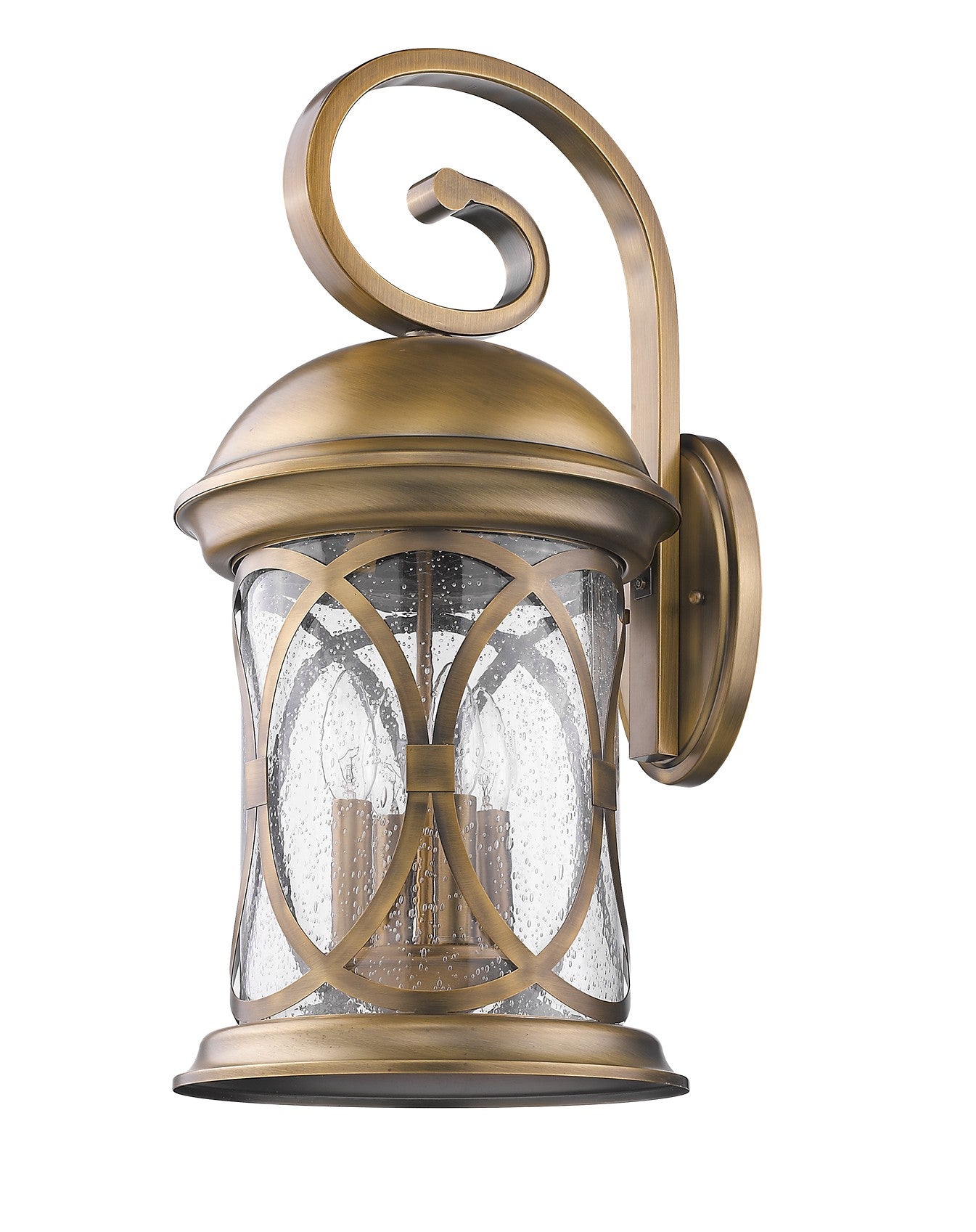 Lincoln 4-Light Antique Brass Wall Light-Outdoor Lighting-DECOROLALA