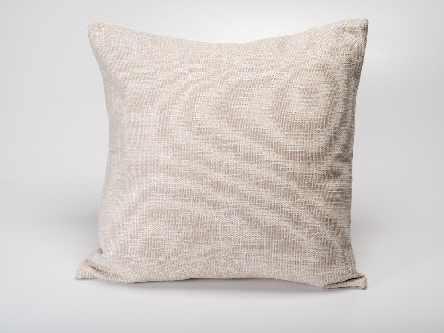 Linen inspired decorative pillow Tripoli 20"x 20"-Decorative Cushions-DECOROLALA