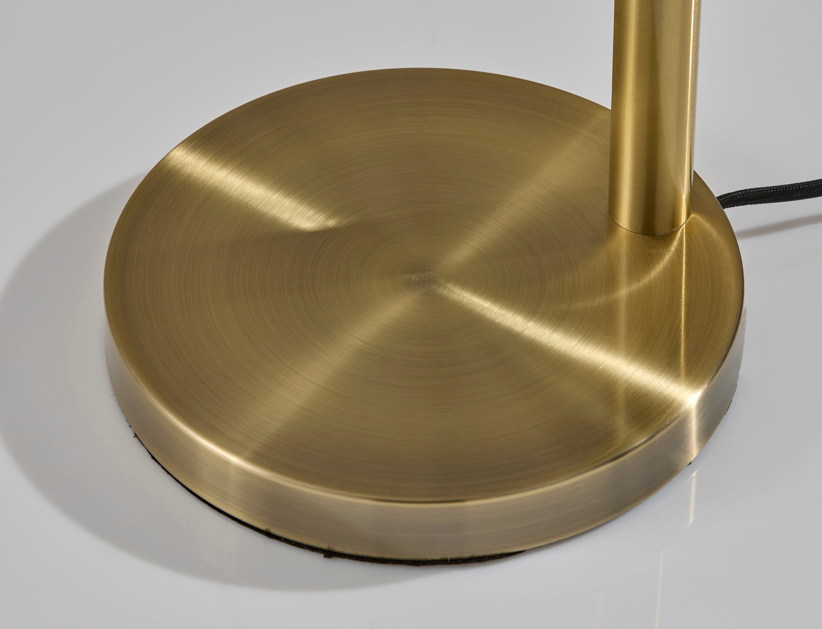 Linis Floor Lamp - Brass Adjustable 45-66"-Lighting-DECOROLALA