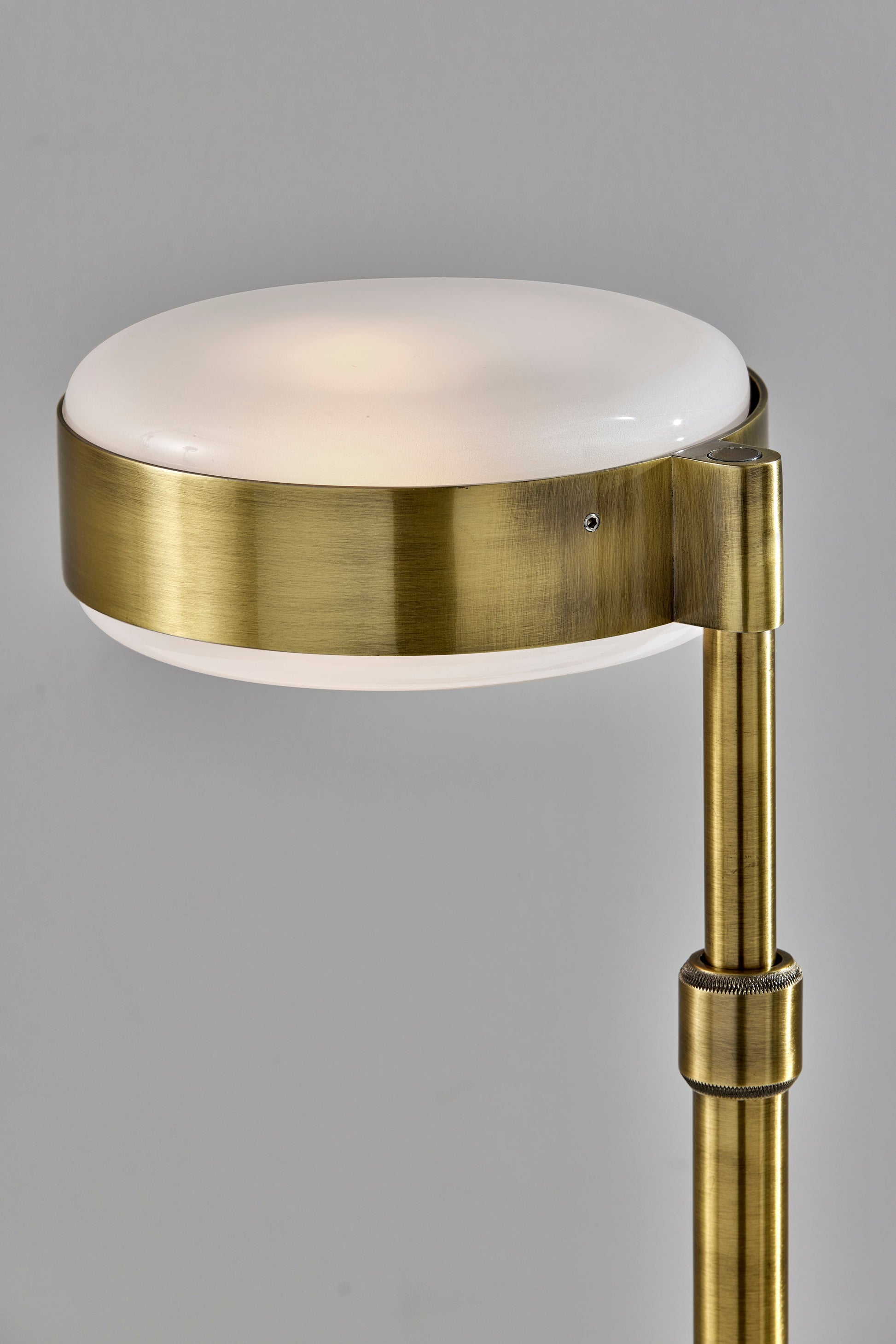 Linis Table Lamp - Antique Brass Adjustable 17-24"-Lighting-DECOROLALA