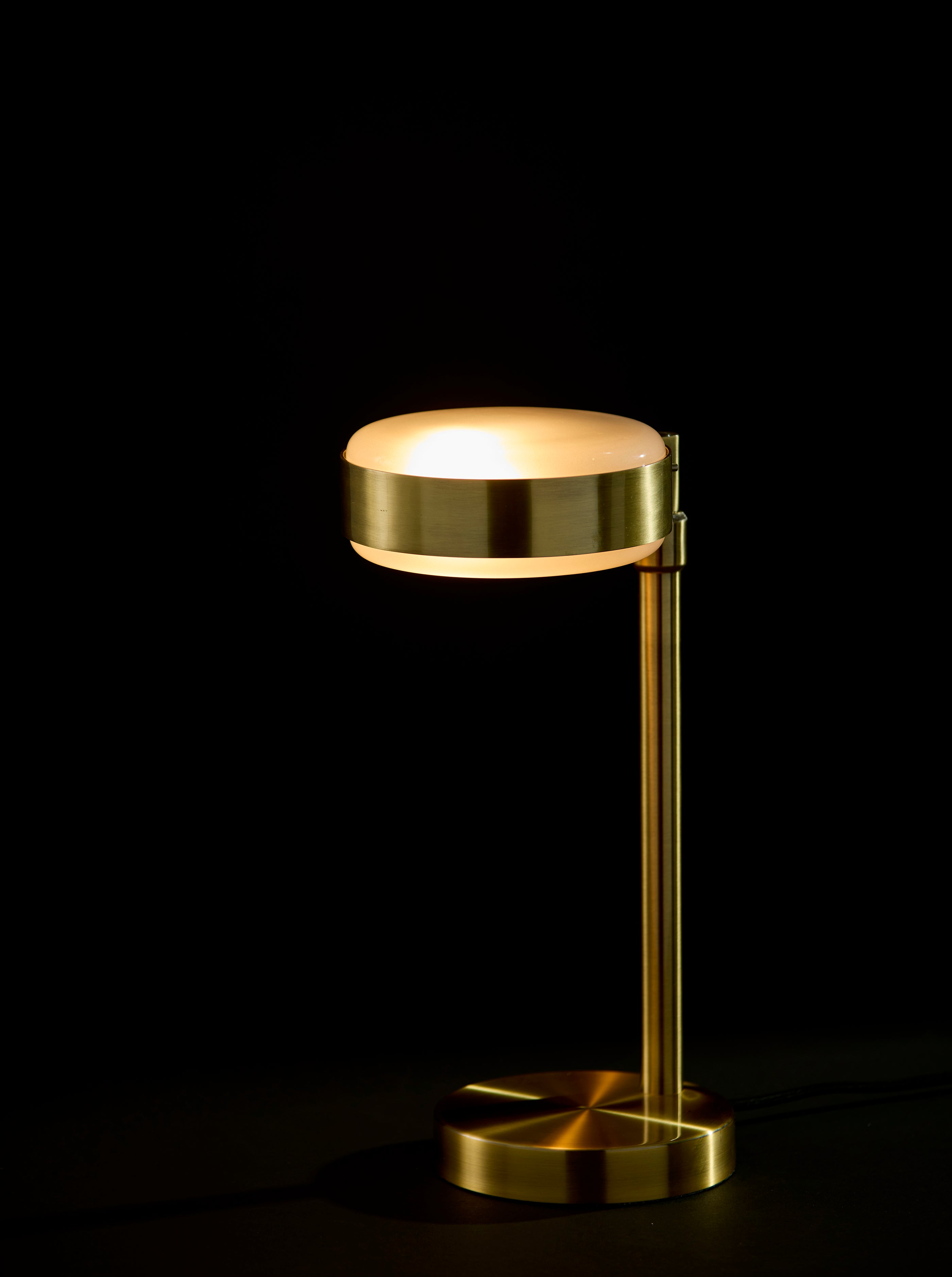 Linis Table Lamp - Antique Brass Adjustable 17-24"-Lighting-DECOROLALA