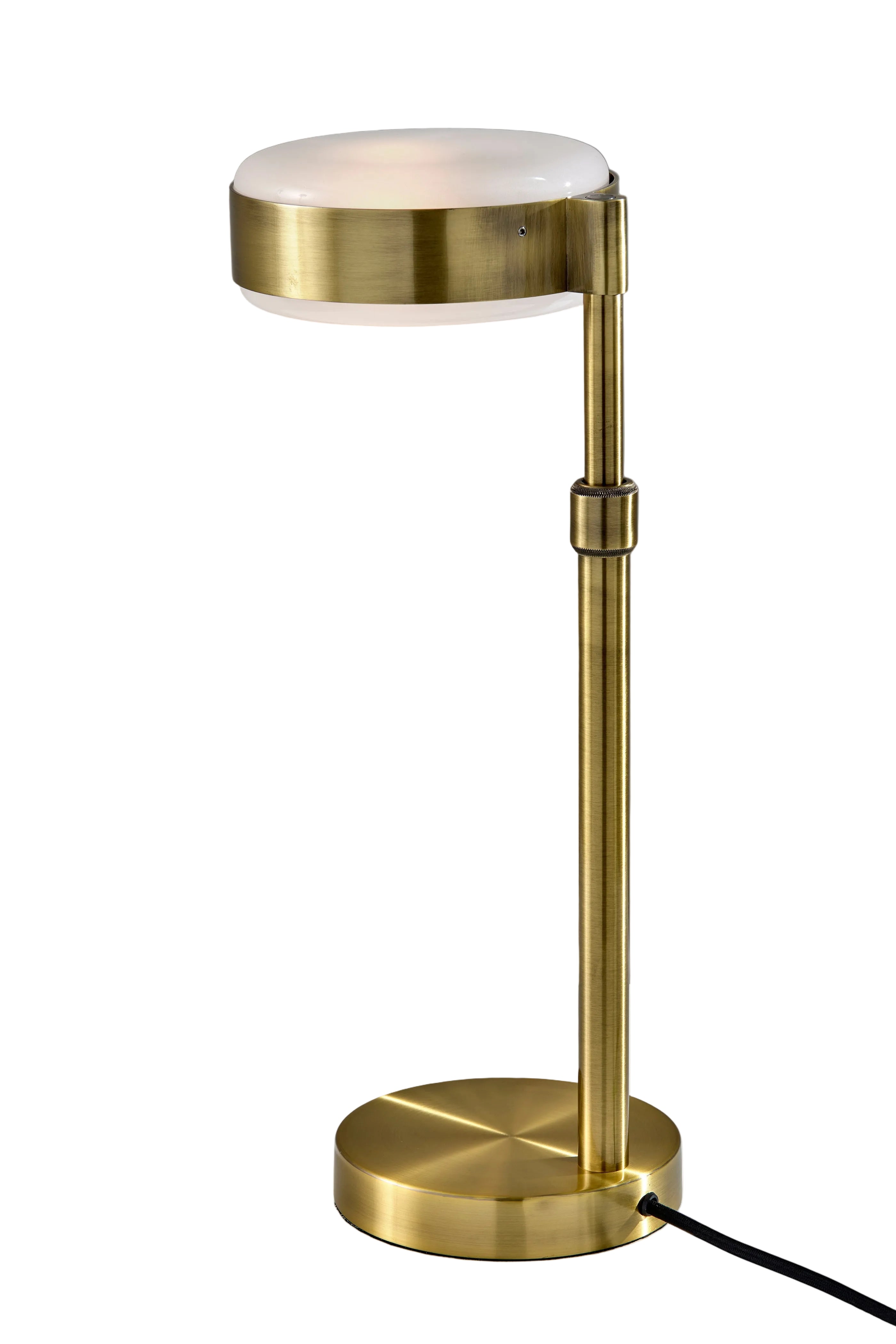 Linis Table Lamp - Antique Brass Adjustable 17-24"-Lighting-DECOROLALA