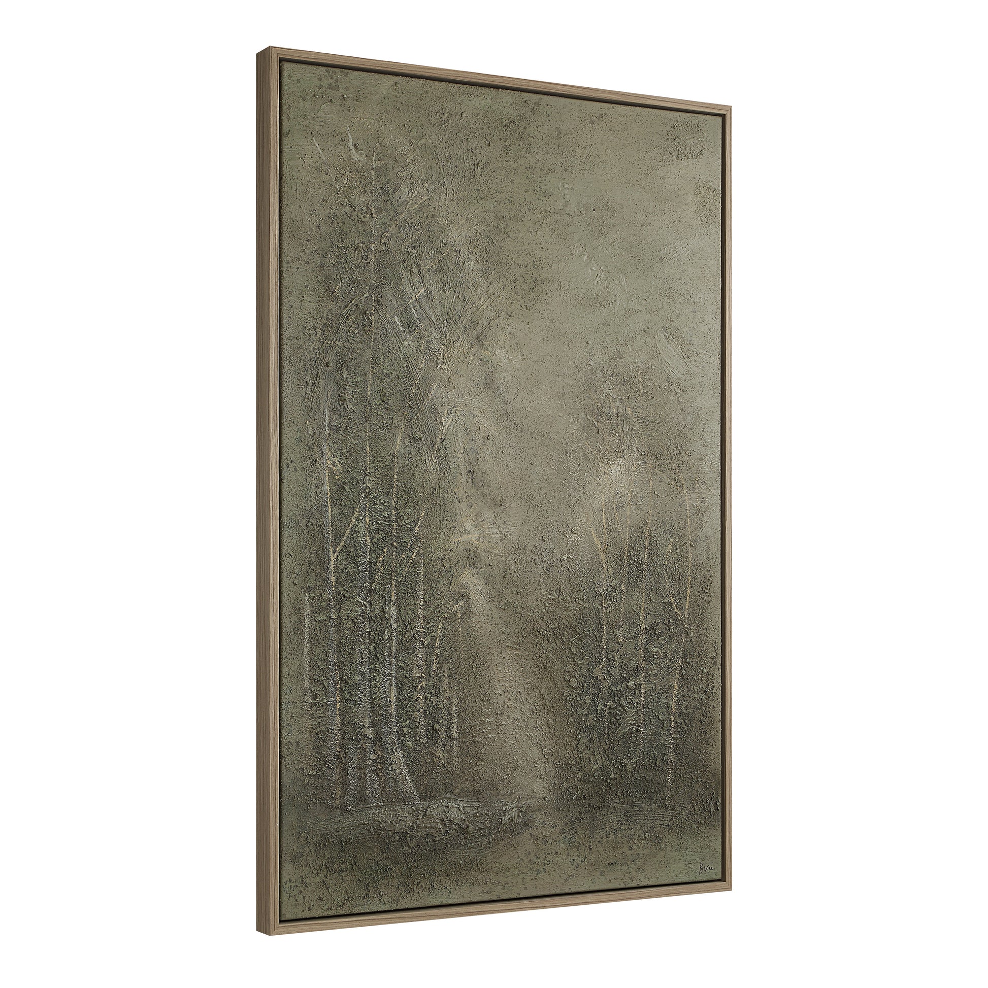 Lipton 60" H x 40" W Canvas Art, Green-Canvas Art-DECOROLALA