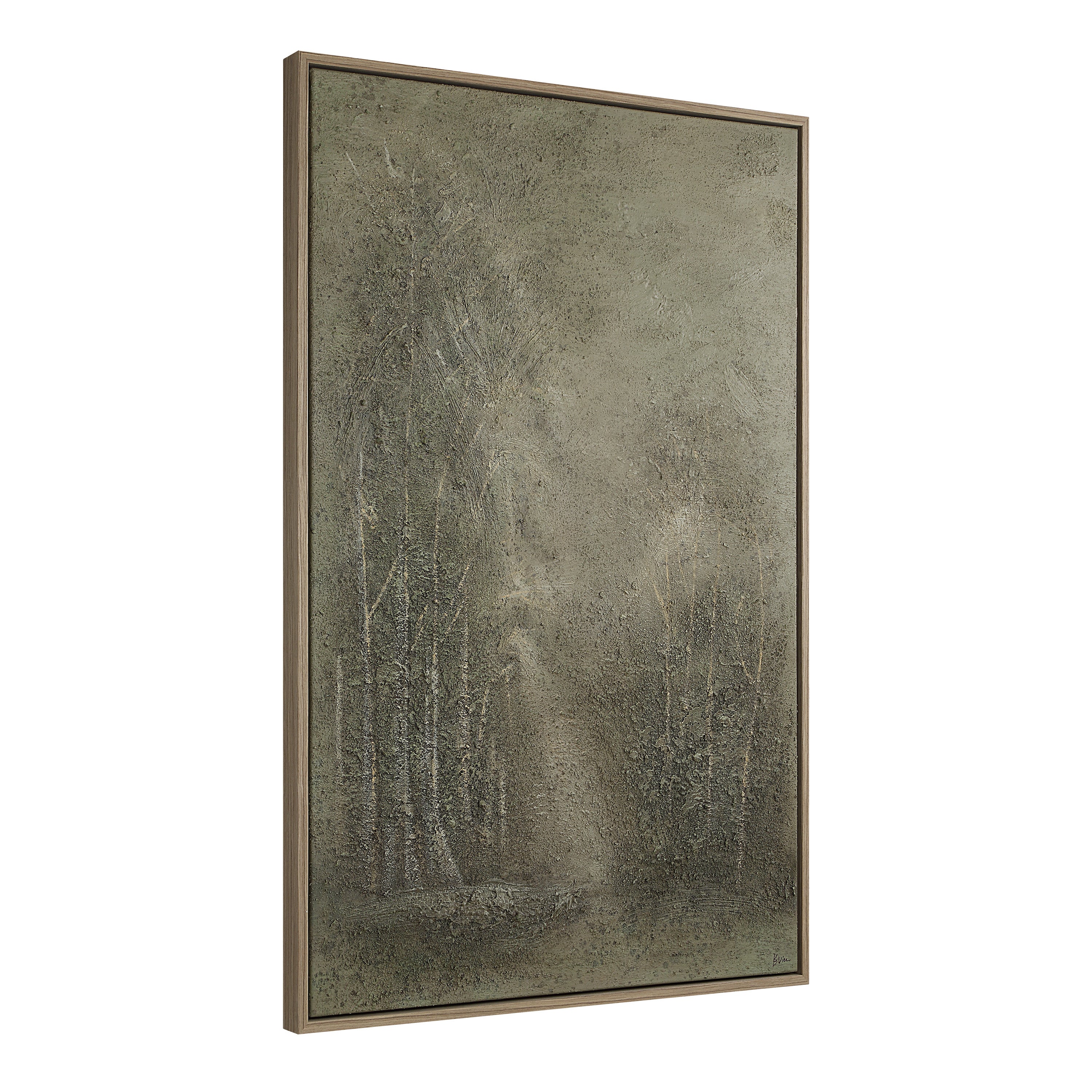 Lipton 60" H x 40" W Canvas Art, Green-Canvas Art-DECOROLALA