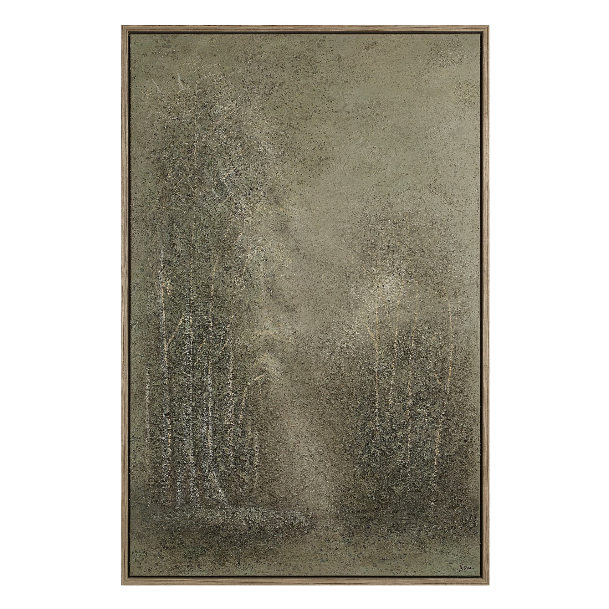 Lipton 60" H x 40" W Canvas Art, Green-Canvas Art-DECOROLALA