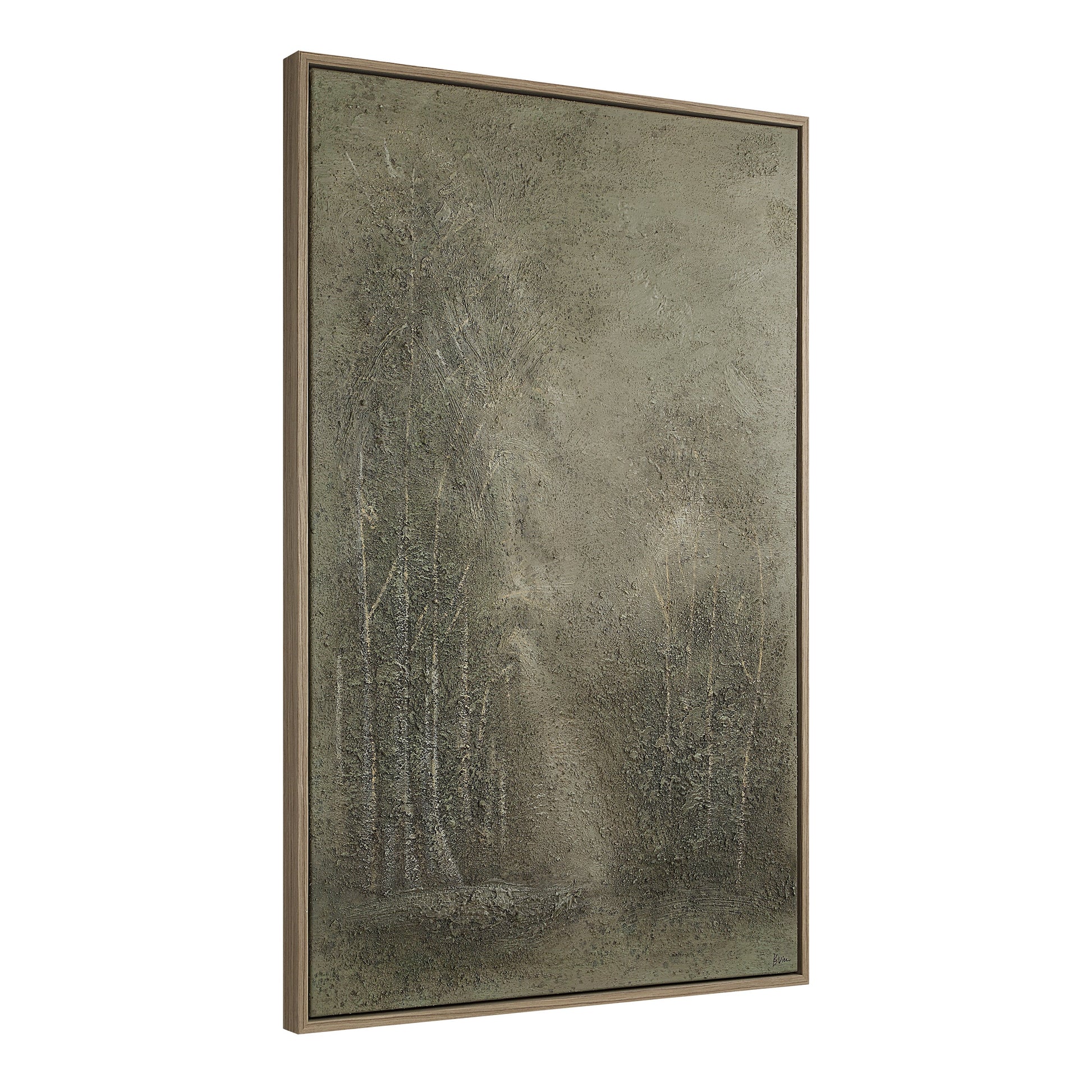Lipton 60" H x 40" W Canvas Art, Green-Canvas Art-DECOROLALA