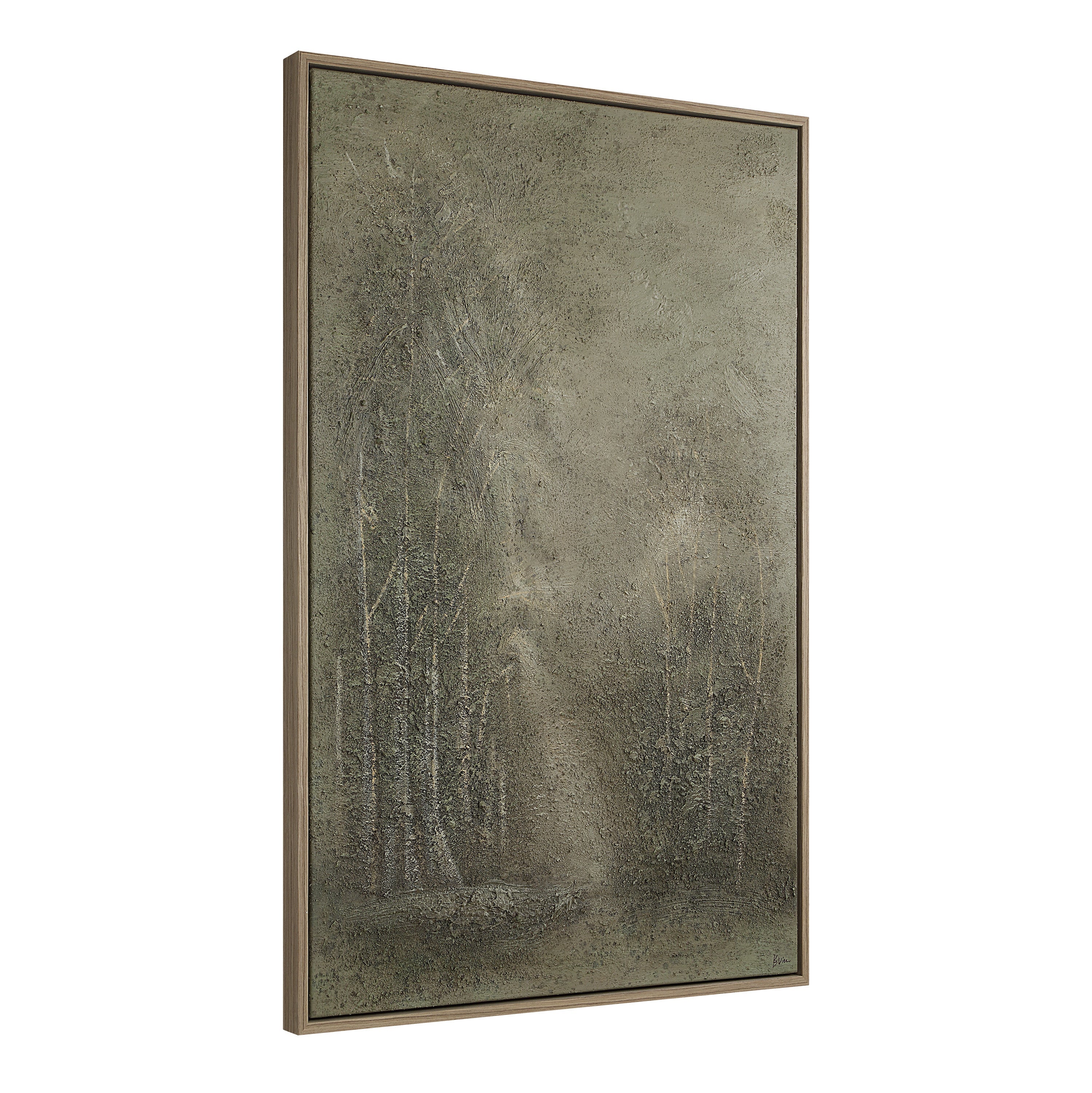 Lipton 60" H x 40" W Canvas Art, Green-Canvas Art-DECOROLALA