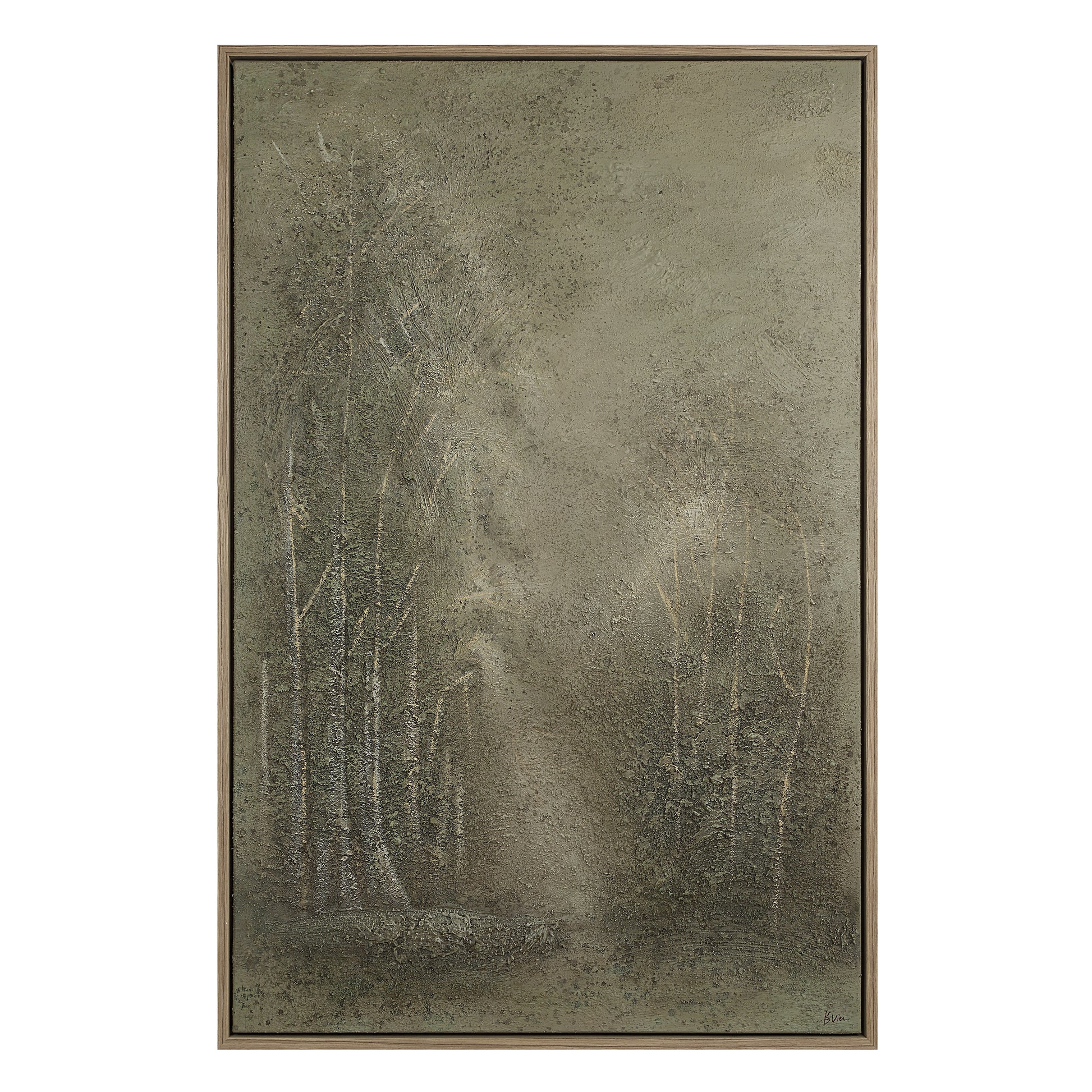 Lipton 60" H x 40" W Canvas Art, Green-Canvas Art-DECOROLALA