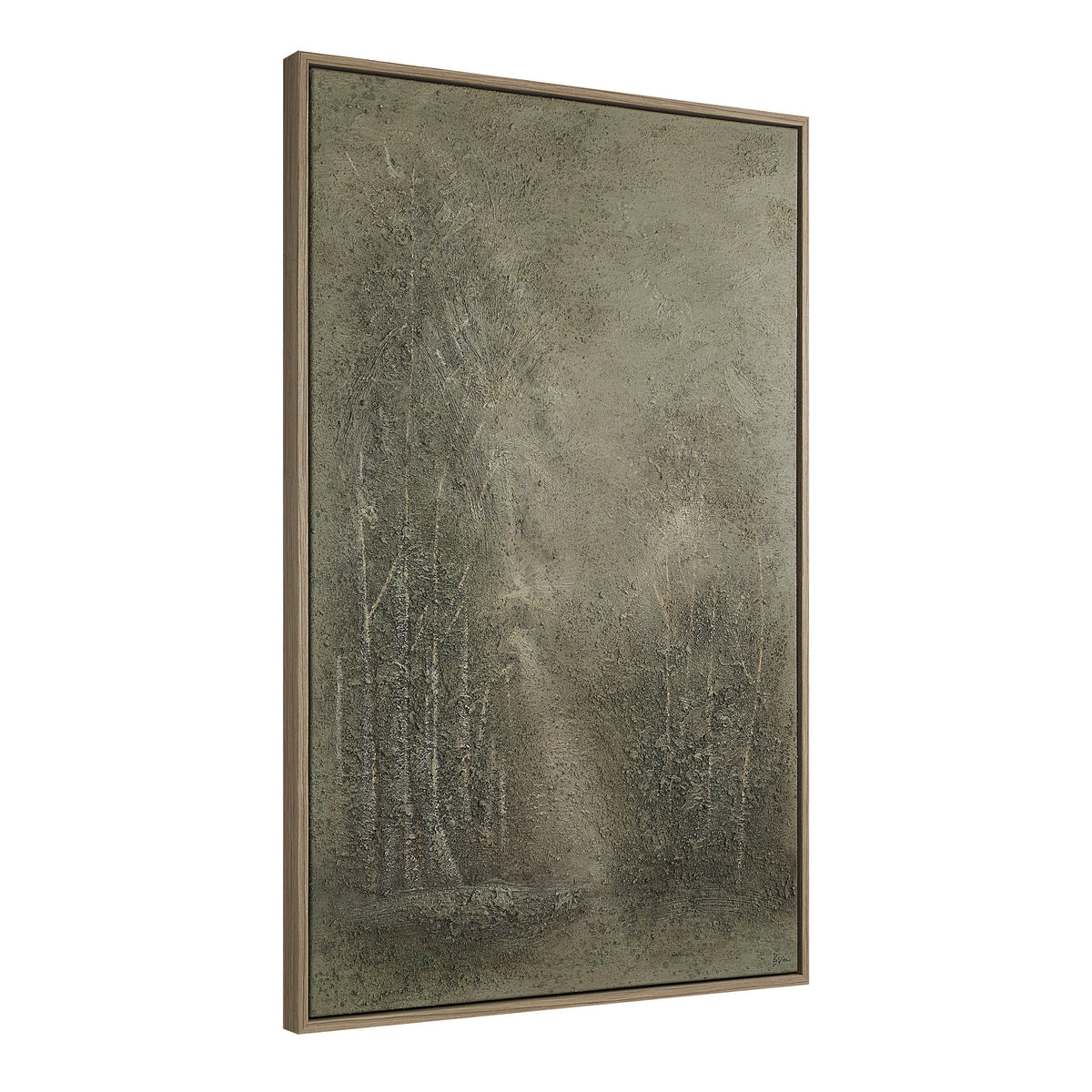 Lipton 60" H x 40" W Canvas Art, Green-Canvas Prints-DECOROLALA
