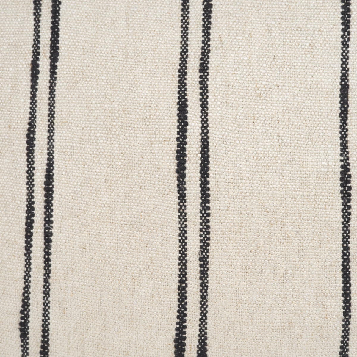 Liv Cream and Black Striped Decorative Pillow Cover (min order qty 2)-Decorative Pillows-DECOROLALA