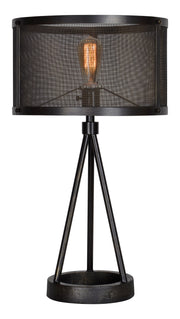 Livingstone 16" Length Table Lamp, Black-Table Lamp-DECOROLALA