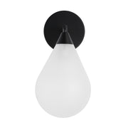 Lola 12" Wall Sconce, Matte Black-Wall Sconce-DECOROLALA