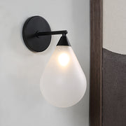Lola 12" Wall Sconce, Matte Black-Wall Sconce-DECOROLALA