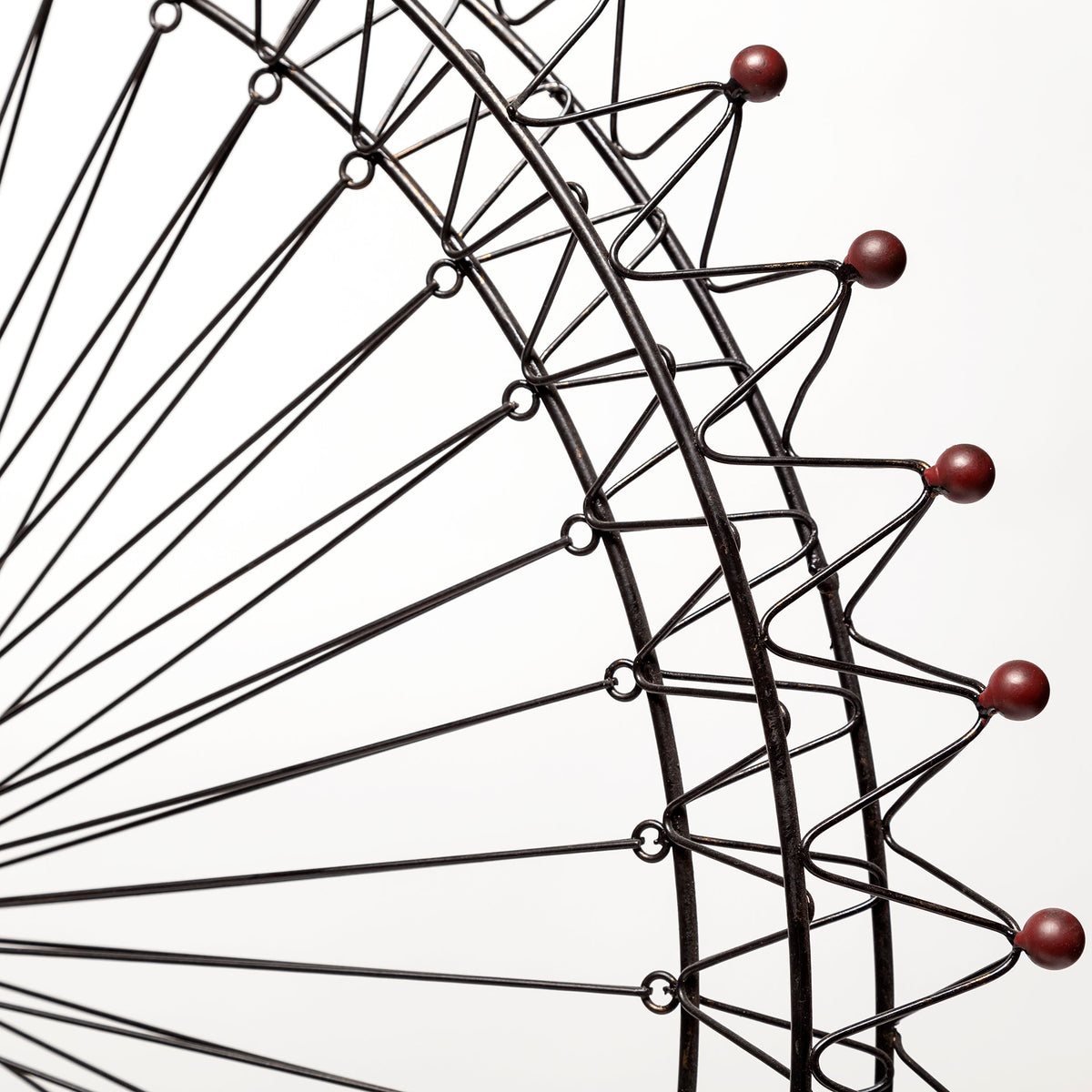 London Eye III Decorative Moveable Metal and Wood Ferris Wheel-Objects-DECOROLALA