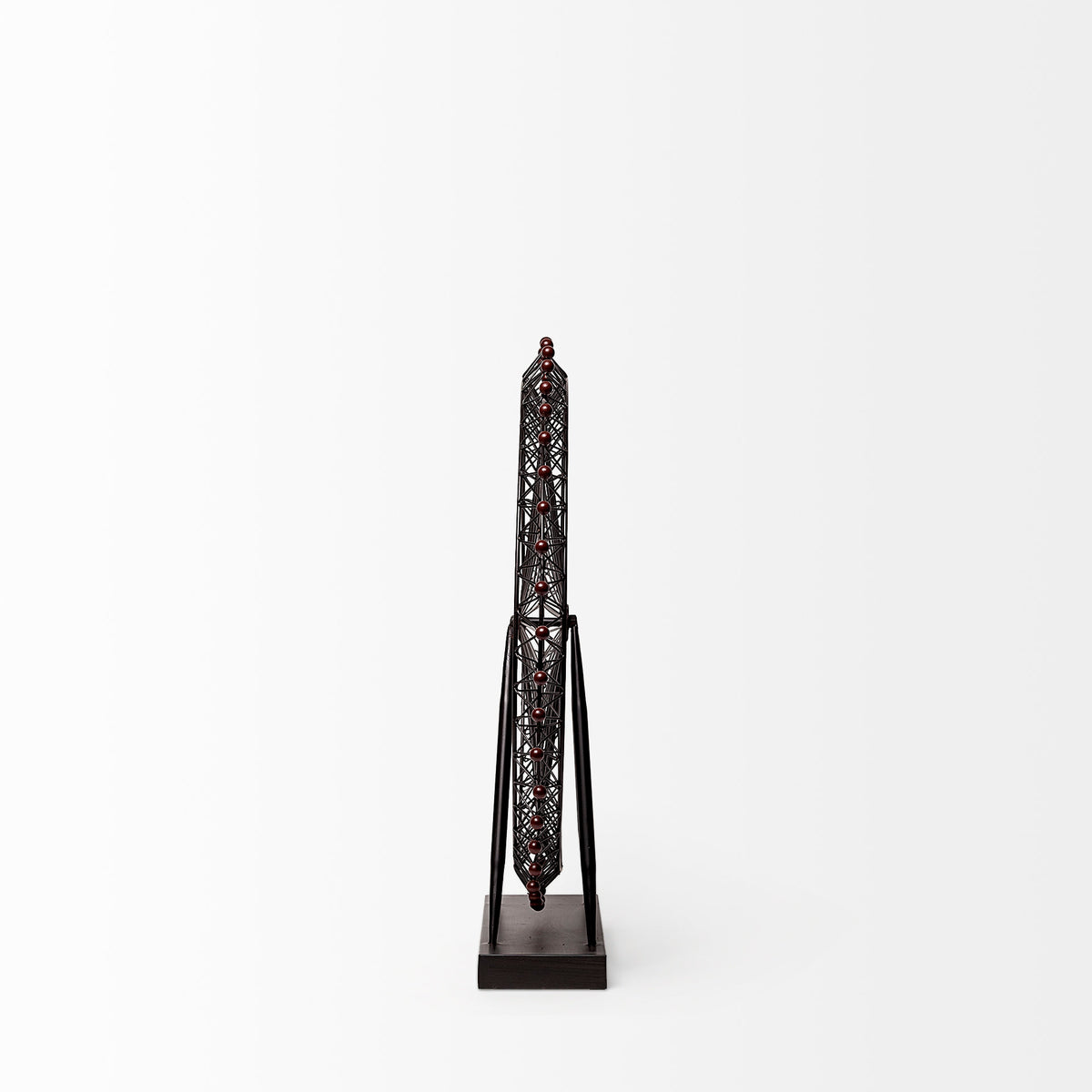 London Eye Replica - Black Metal Decorative Ferris Wheel 3"L x 25"W-Objects-DECOROLALA