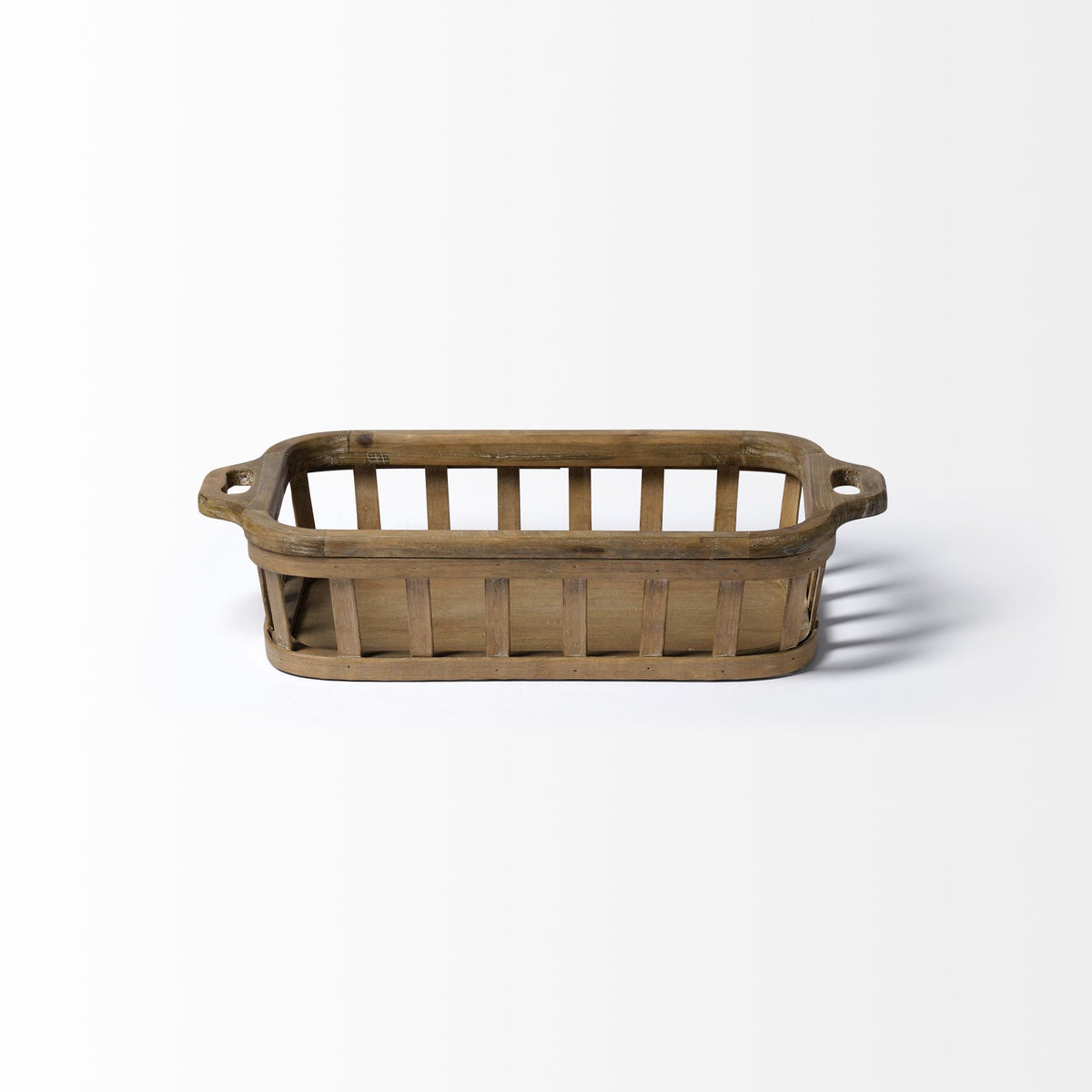 Louis Set of 2 Natural Wood Slated Nesting Trays-Trays-DECOROLALA