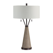Lourdes 29.25" Height Table Lamp, Brown-Table Lamp-DECOROLALA