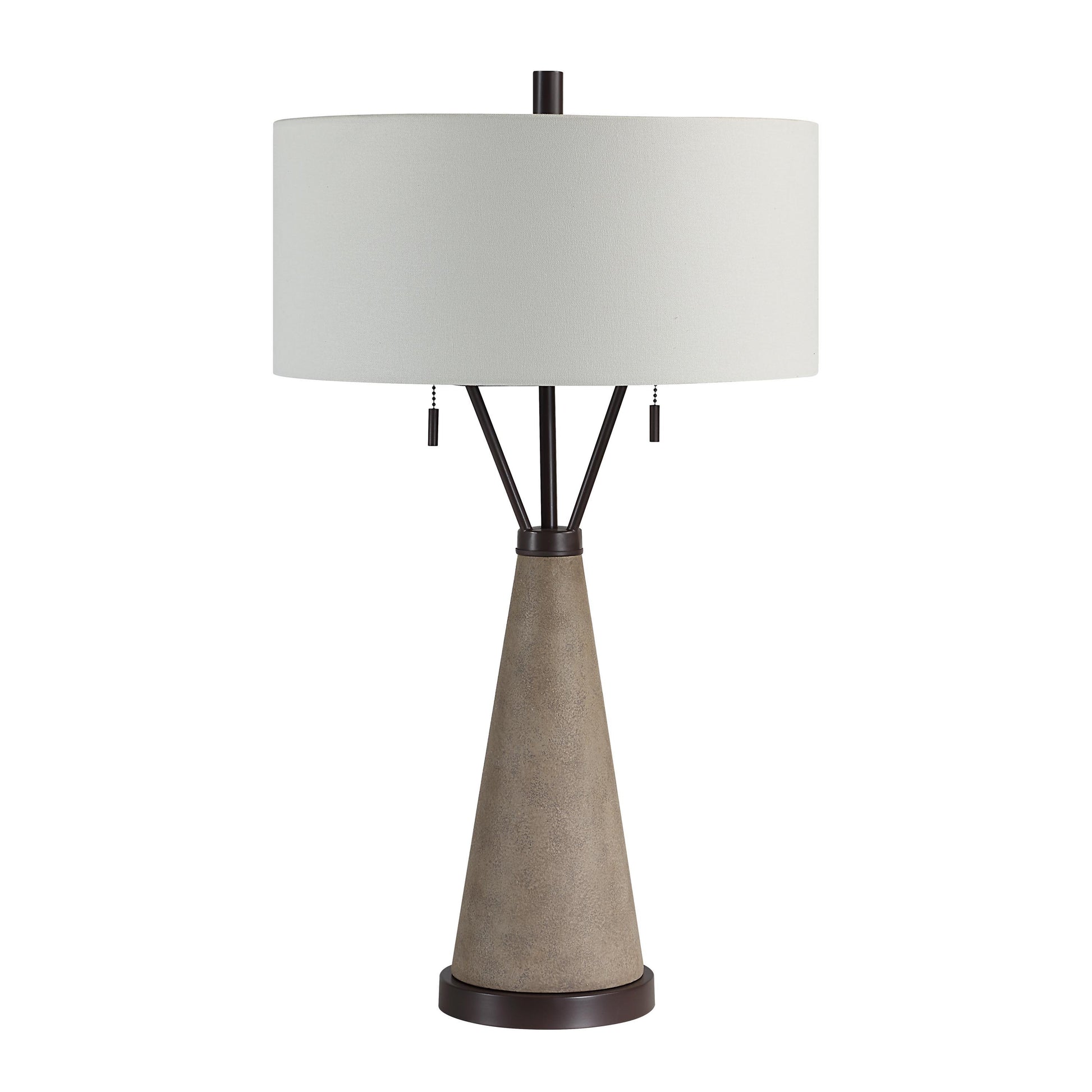 Lourdes 29.25" Height Table Lamp, Brown-Table Lamp-DECOROLALA