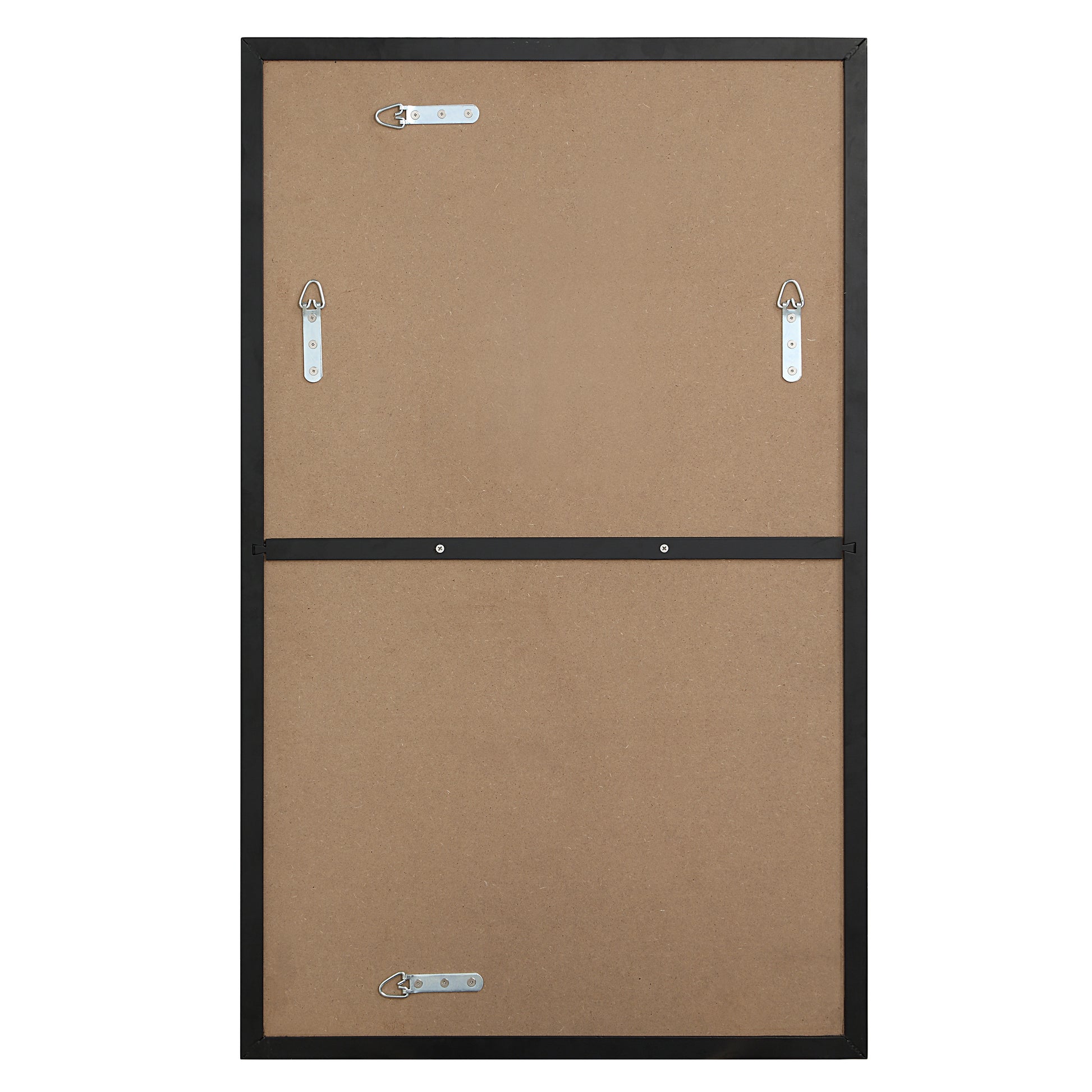 Loutro 36" H x 22" W Wall Mirror, Black-Mirror-DECOROLALA