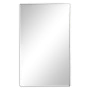 Loutro 36" H x 22" W Wall Mirror, Black-Mirror-DECOROLALA