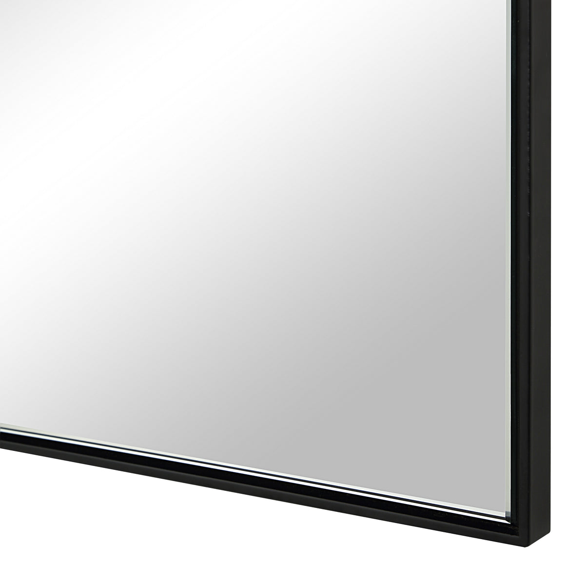Loutro 36" H x 22" W Wall Mirror, Black-Mirrors-DECOROLALA
