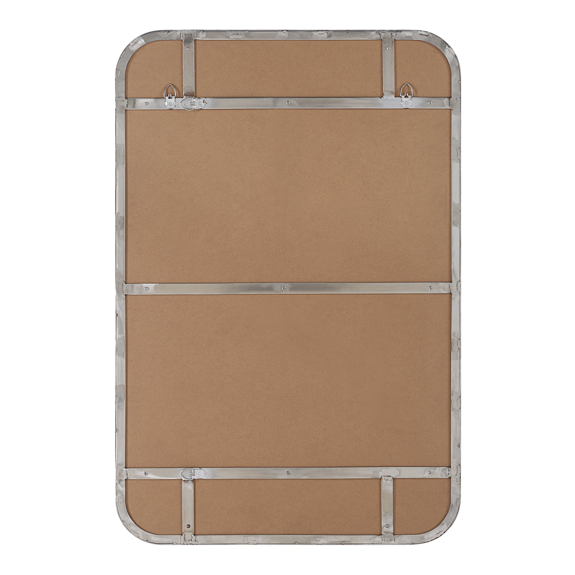 Louvas 36" H x 24" W Wall Mirror, Grey-Mirror-DECOROLALA