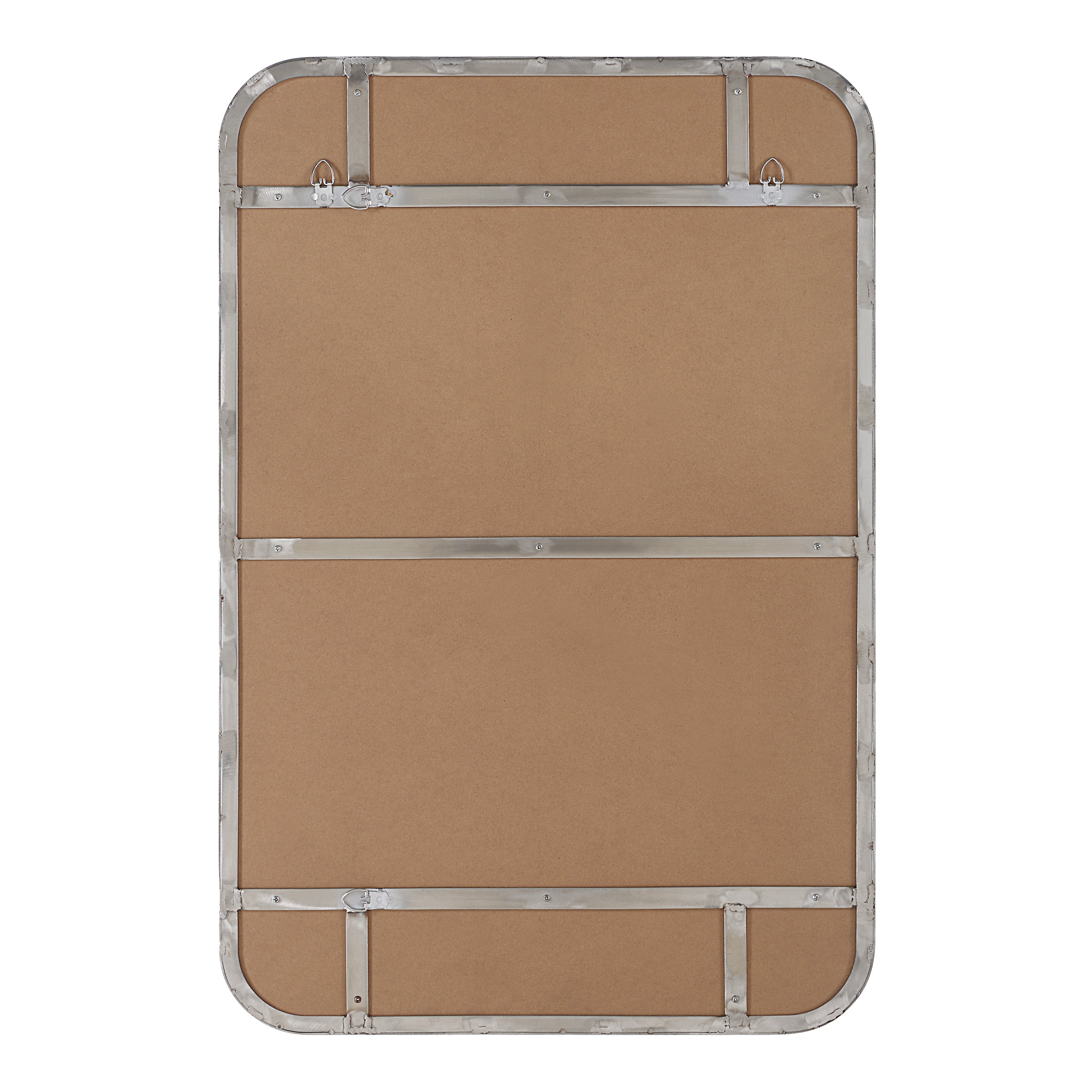 Louvas 36" H x 24" W Wall Mirror, Grey-Mirror-DECOROLALA