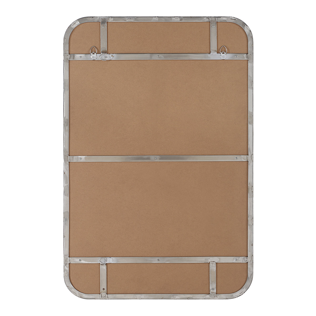 Louvas 36" H x 24" W Wall Mirror, Grey-Mirrors-DECOROLALA