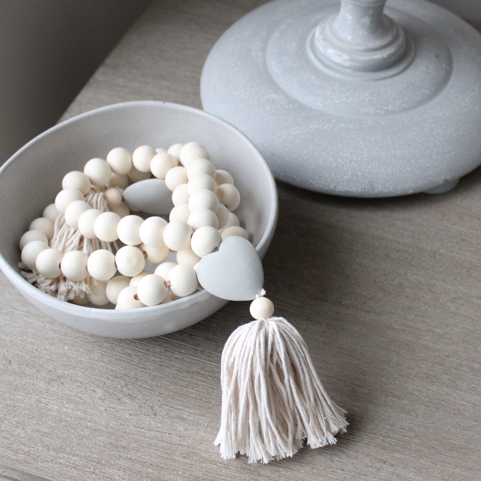 Love Beads - Grey-Bathroom Accessorie-DECOROLALA