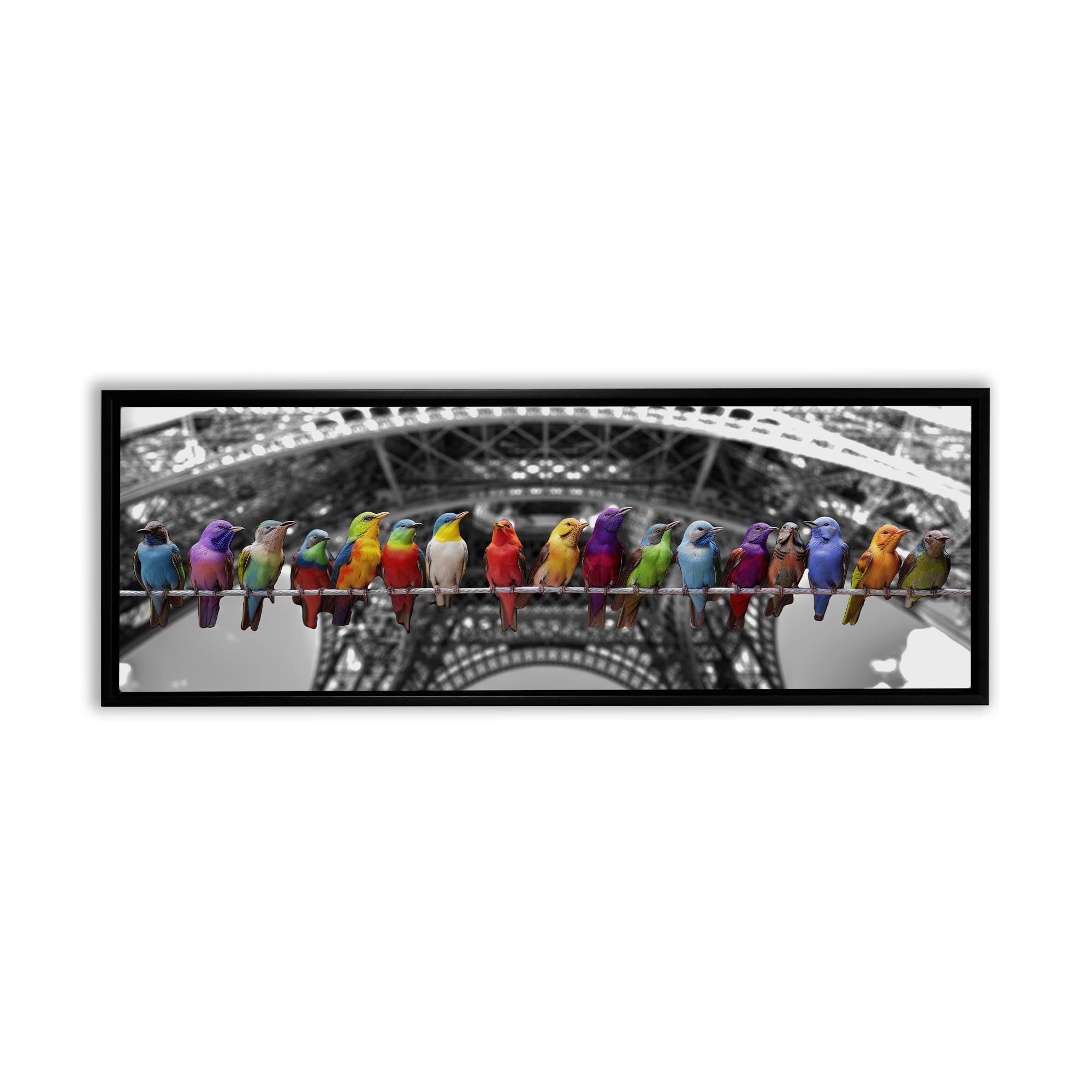 Love Birds Fine Art Canvas Print 72x24-Canvas Print-DECOROLALA