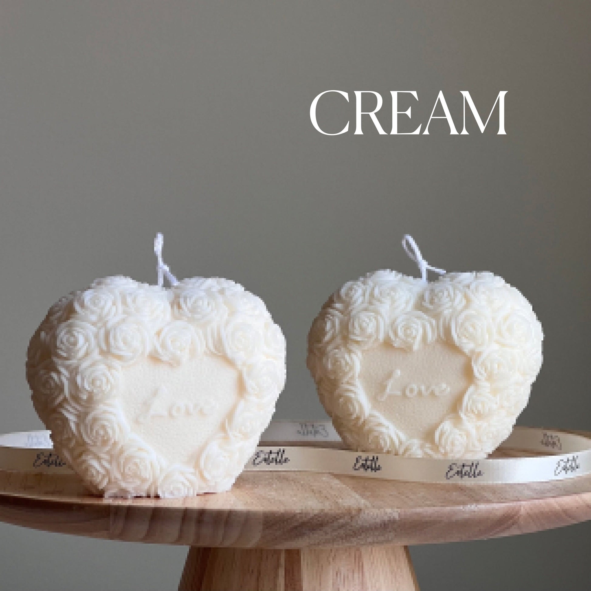 Love Heart Candle-Canvas Print-DECOROLALA