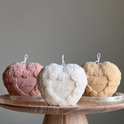 Love Heart Candle-Canvas Print-DECOROLALA