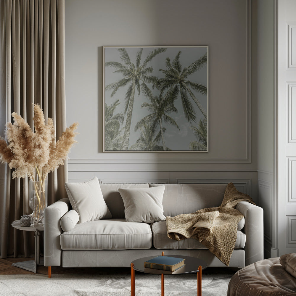 Lovely Vintage Palm Trees by Melanie Viola-canvas-DECOROLALA