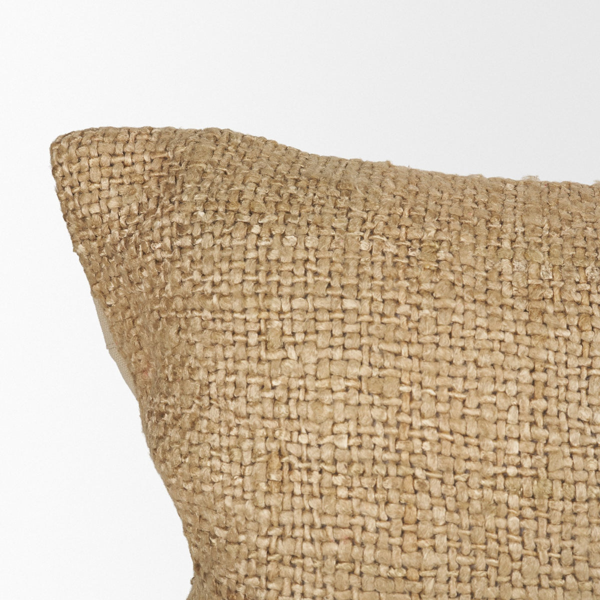 Lowen Lumbar Gold Woven Decorative Pillow (min order qty 2)-Decorative Pillows-DECOROLALA