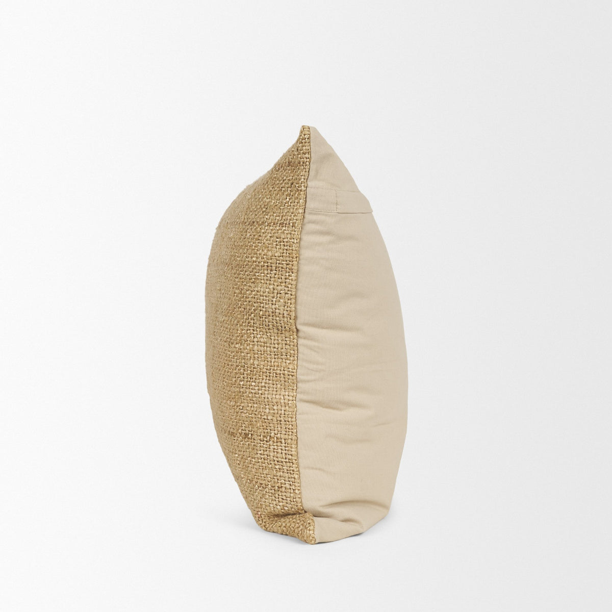 Lowen Square Gold Woven Decorative Pillow (min order qty 2)-Decorative Pillows-DECOROLALA