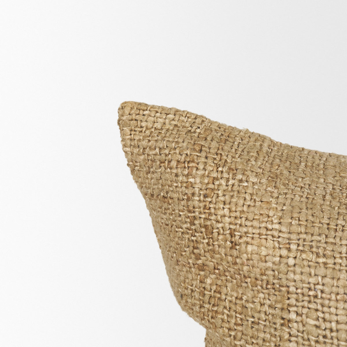 Lowen Square Gold Woven Decorative Pillow (min order qty 2)-Decorative Pillows-DECOROLALA