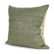 Lowen Square Silver Sage Woven Pillow (min order qty 2)-Decorative Pillows-DECOROLALA