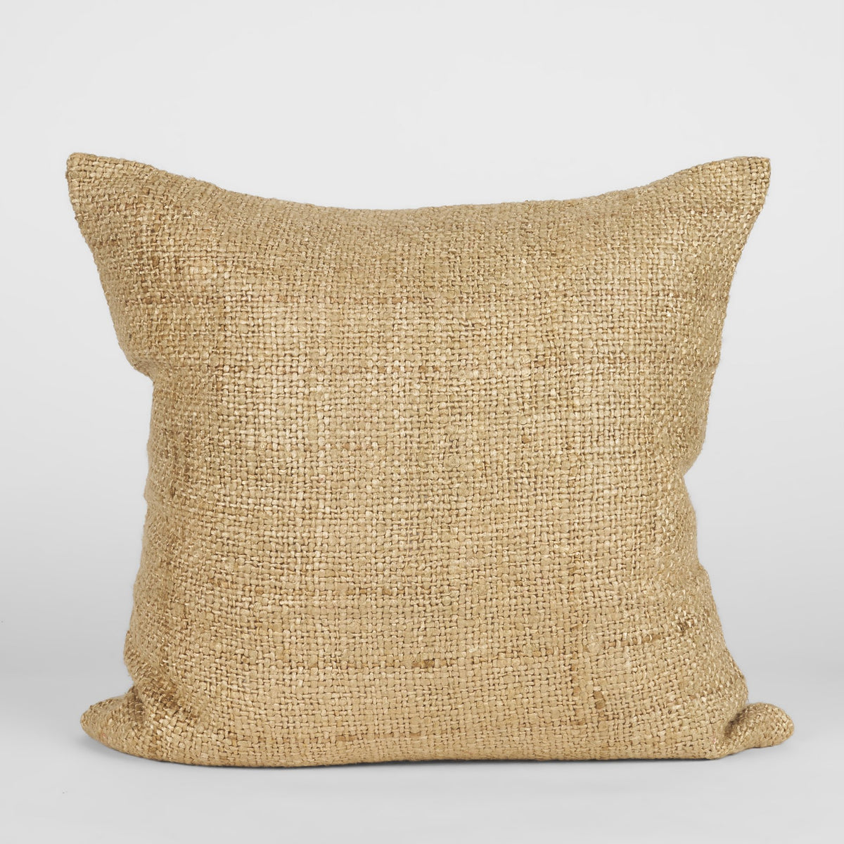 Lowen Square Gold Woven Decorative Pillow (min order qty 2)-Decorative Pillows-DECOROLALA
