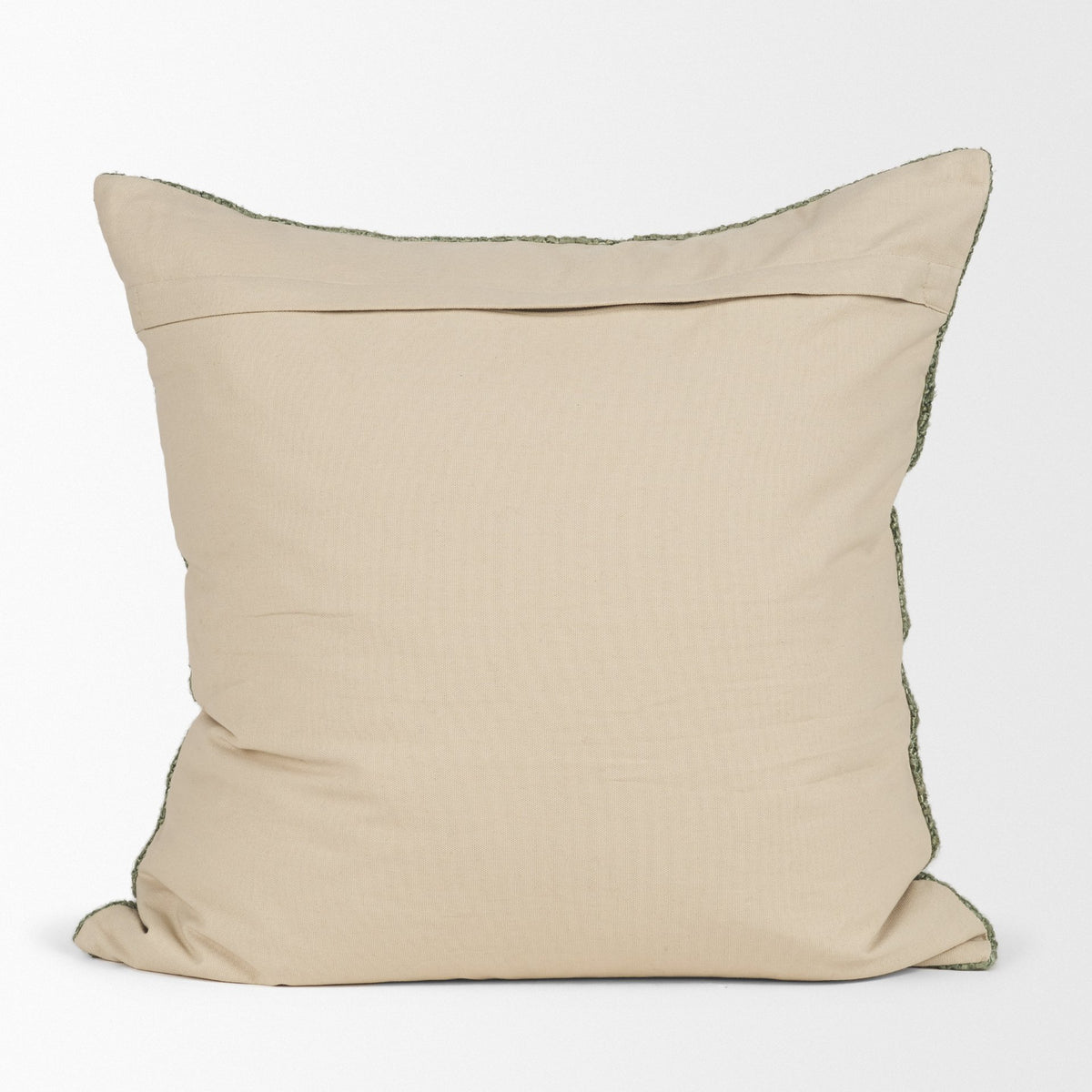 Lowen Square Woven Pillow Silver Sage (min order qty 2)-Decorative Pillows-DECOROLALA