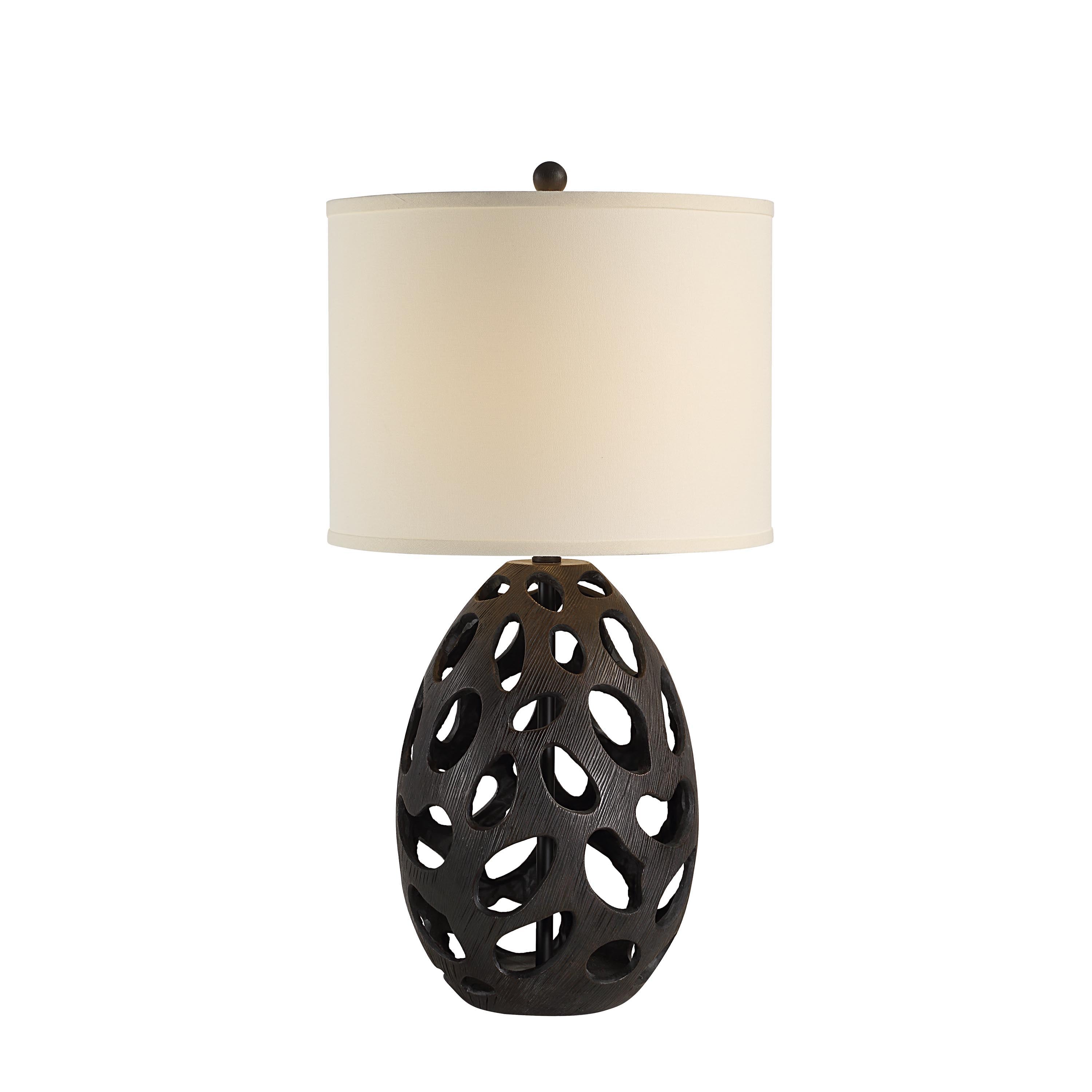 Loxley 30" Table Lamp with 3-Way Switch, Brown-Table Lamp-DECOROLALA