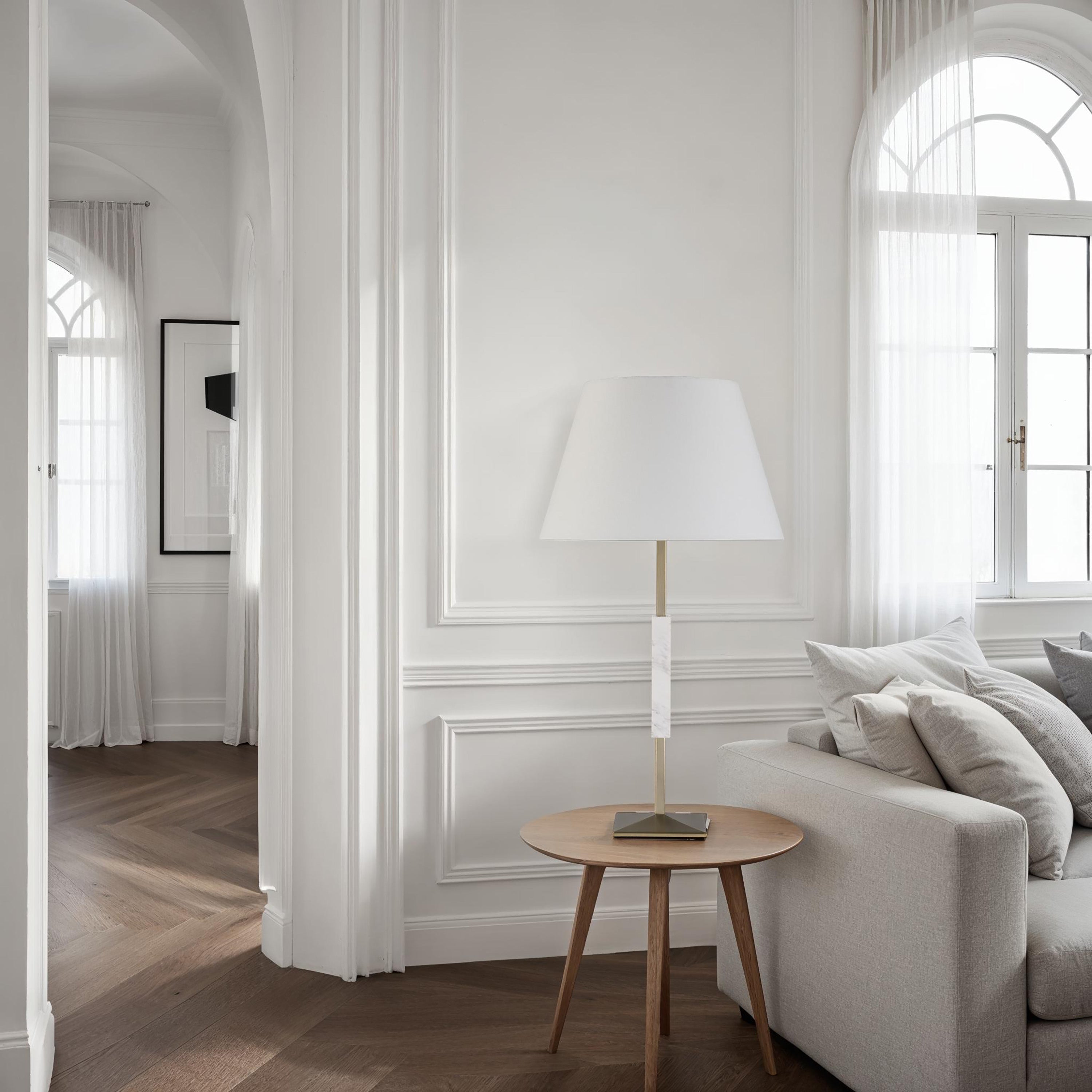 Ludovica 29" Height Table Lamp, Yellow-Table Lamp-DECOROLALA